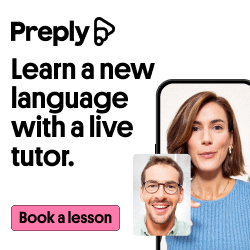 Preply. Learn a new language with a live tutor. Book a lesson.